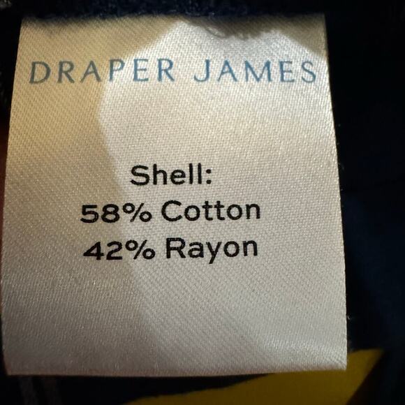 NWT Draper James Windowpane Ruffle Shirt Dress Size 6 - Picture 10 of 10